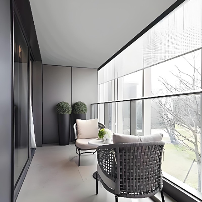 Безрельсовые наружные рулонные шторы